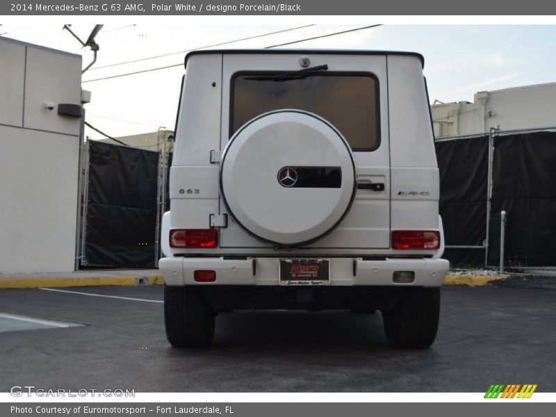 Polar White / designo Porcelain/Black 2014 Mercedes-Benz G 63 AMG