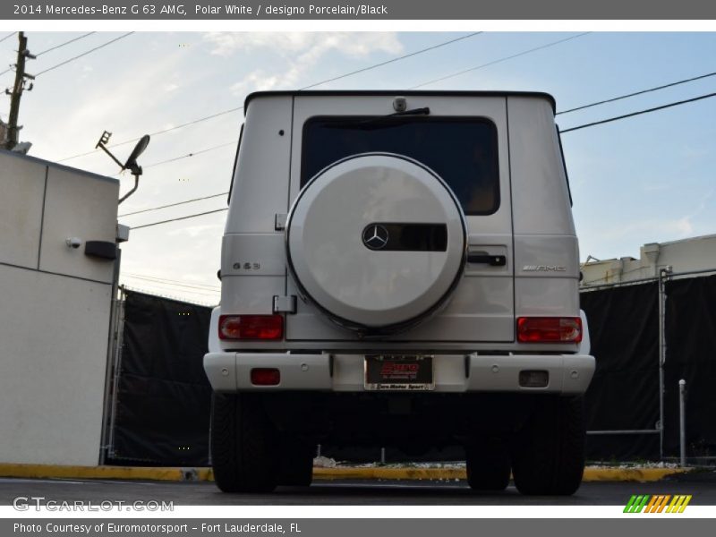Polar White / designo Porcelain/Black 2014 Mercedes-Benz G 63 AMG