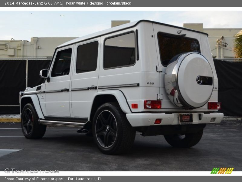 Polar White / designo Porcelain/Black 2014 Mercedes-Benz G 63 AMG