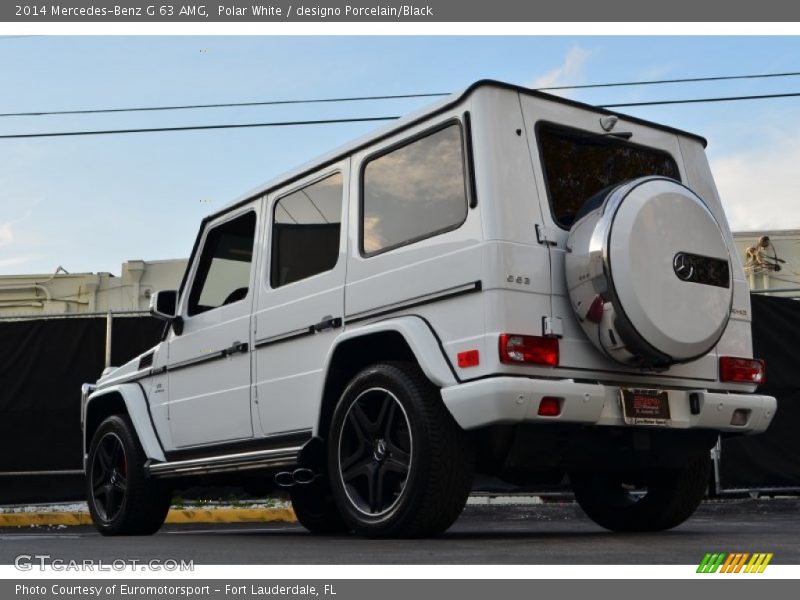 Polar White / designo Porcelain/Black 2014 Mercedes-Benz G 63 AMG