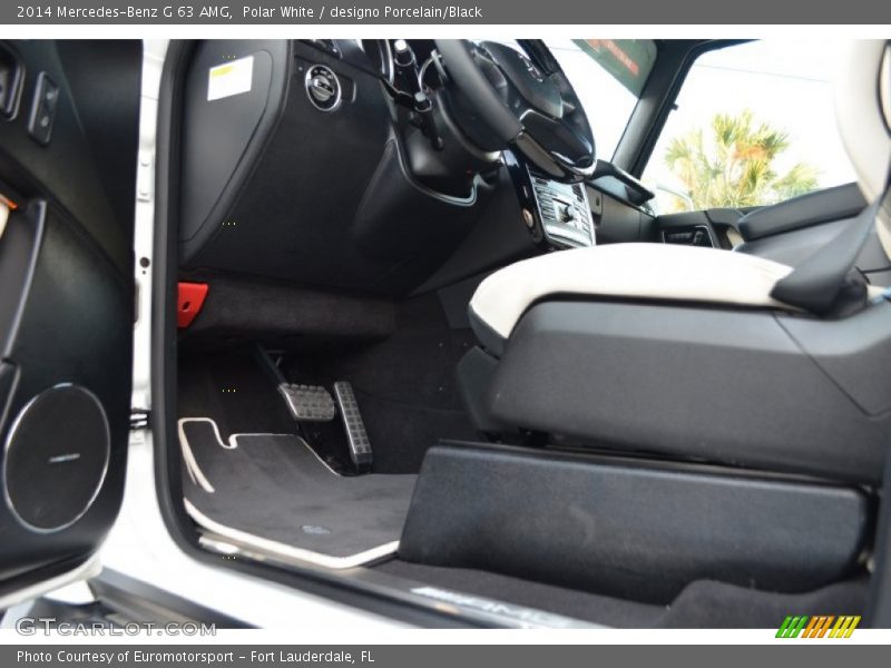 Polar White / designo Porcelain/Black 2014 Mercedes-Benz G 63 AMG