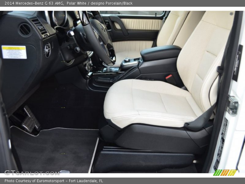 Front Seat of 2014 G 63 AMG