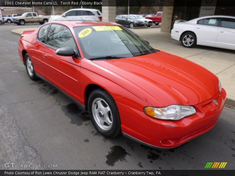 Front 3/4 View of 2001 Monte Carlo LS