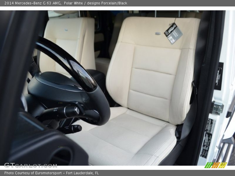Front Seat of 2014 G 63 AMG