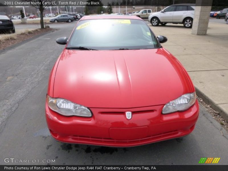 Torch Red / Ebony Black 2001 Chevrolet Monte Carlo LS