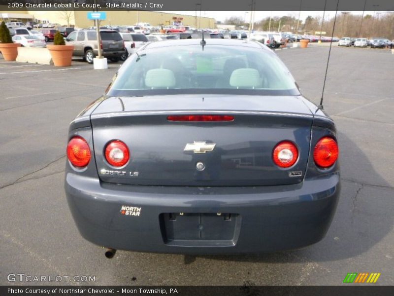 Slate Metallic / Gray 2009 Chevrolet Cobalt LS Coupe