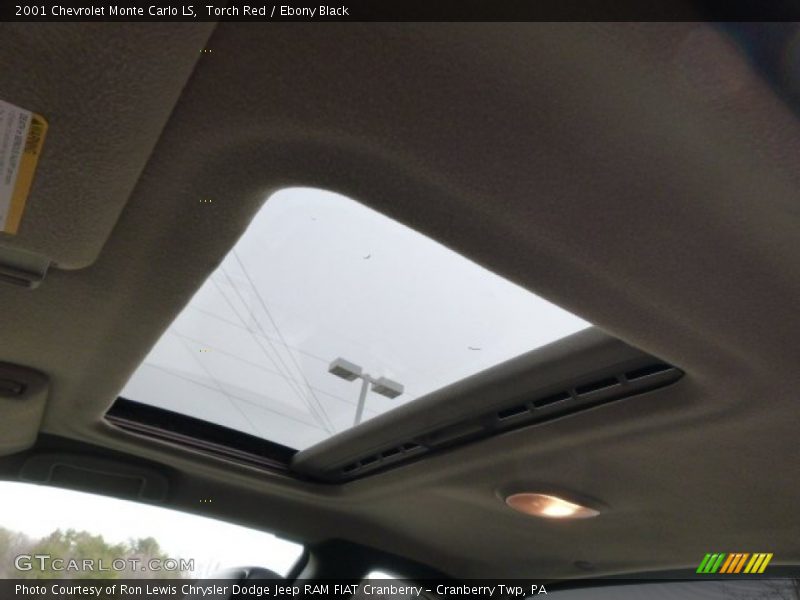 Torch Red / Ebony Black 2001 Chevrolet Monte Carlo LS