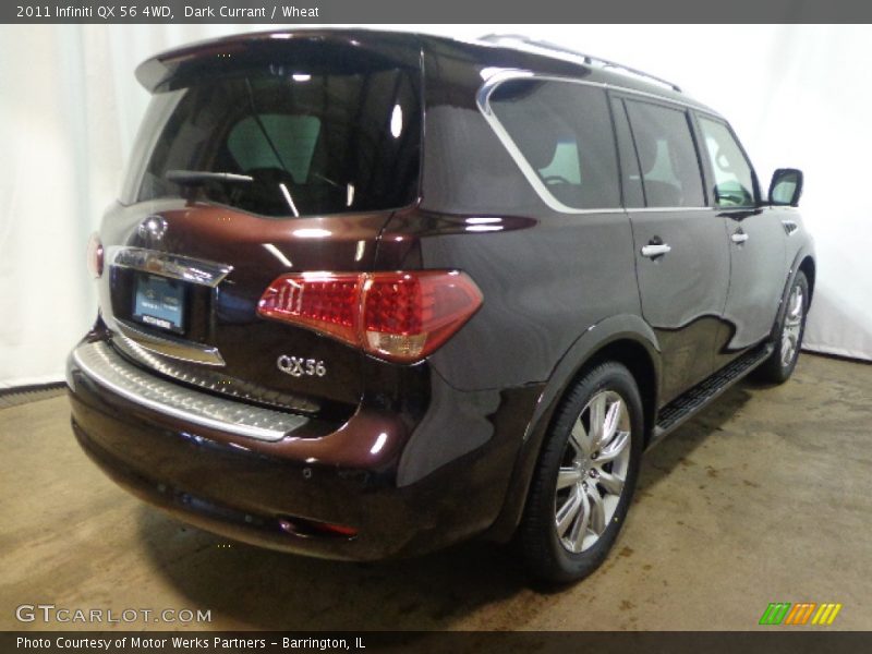 Dark Currant / Wheat 2011 Infiniti QX 56 4WD