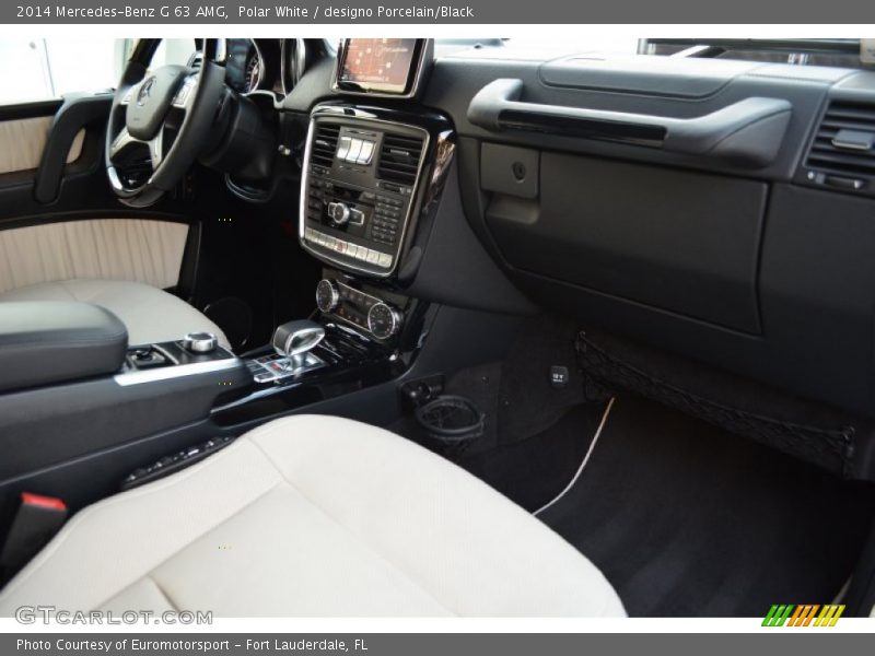 Polar White / designo Porcelain/Black 2014 Mercedes-Benz G 63 AMG
