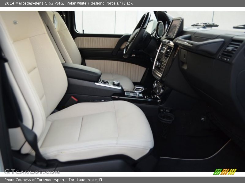 Polar White / designo Porcelain/Black 2014 Mercedes-Benz G 63 AMG