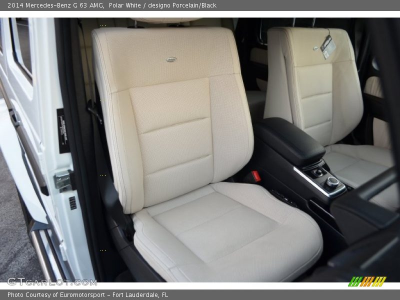Polar White / designo Porcelain/Black 2014 Mercedes-Benz G 63 AMG