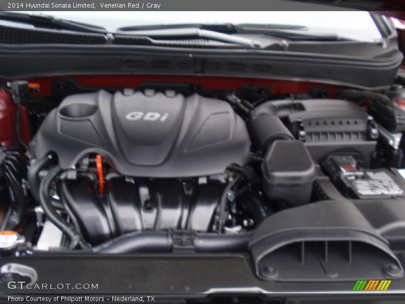 Venetian Red / Gray 2014 Hyundai Sonata Limited