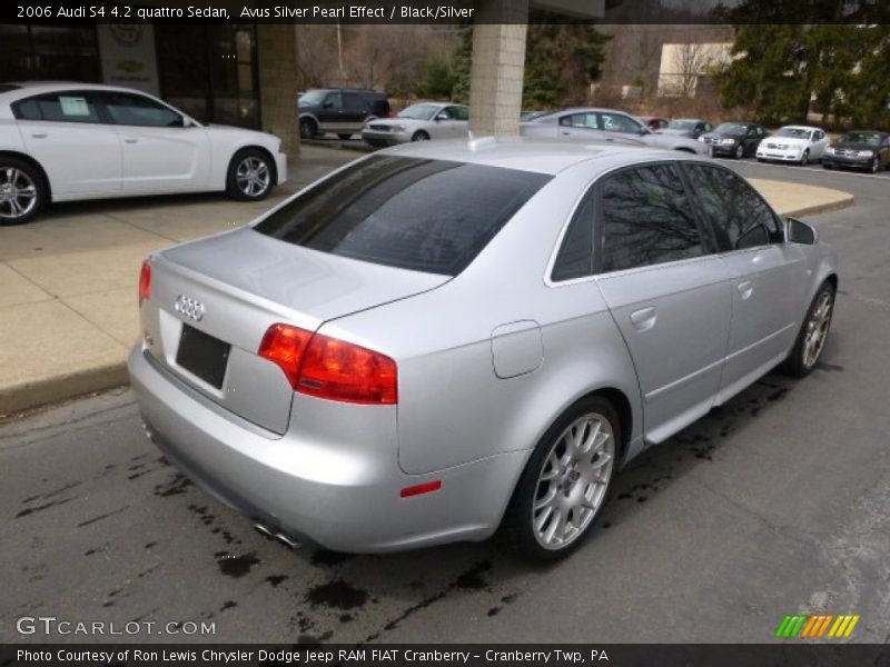 Avus Silver Pearl Effect / Black/Silver 2006 Audi S4 4.2 quattro Sedan