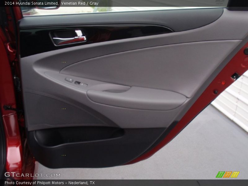 Venetian Red / Gray 2014 Hyundai Sonata Limited