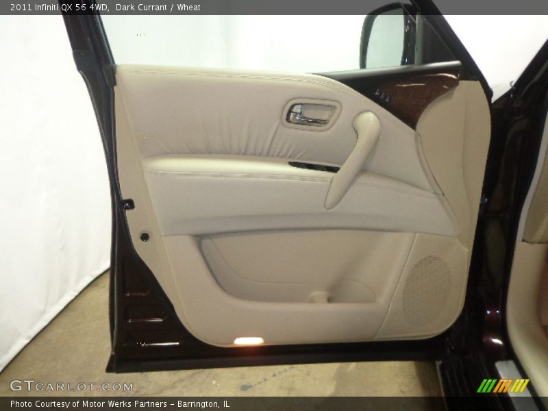 Dark Currant / Wheat 2011 Infiniti QX 56 4WD