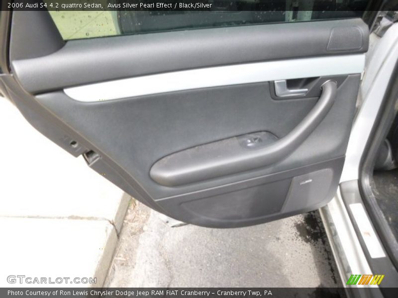 Avus Silver Pearl Effect / Black/Silver 2006 Audi S4 4.2 quattro Sedan