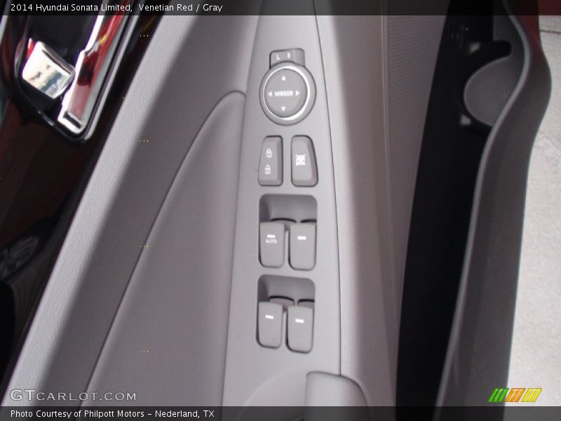Venetian Red / Gray 2014 Hyundai Sonata Limited