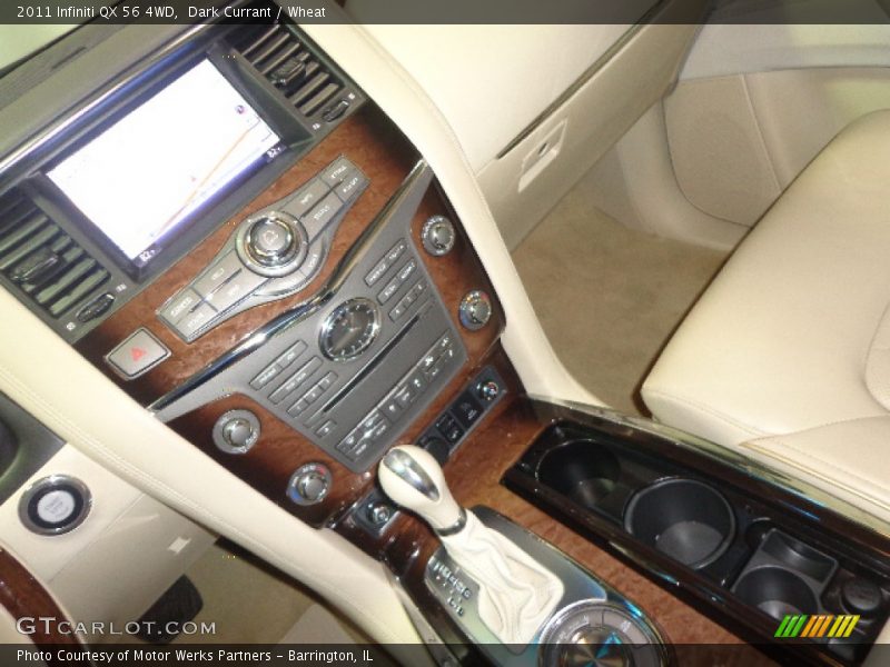 Dark Currant / Wheat 2011 Infiniti QX 56 4WD