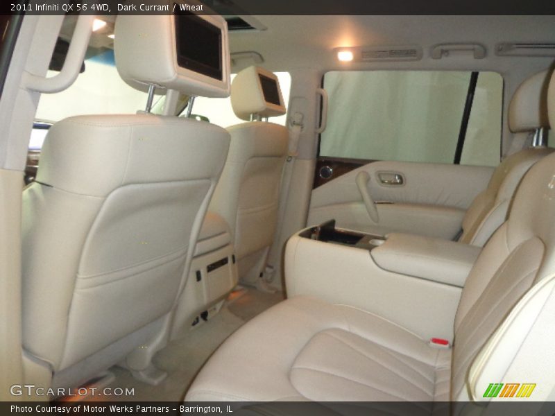 Dark Currant / Wheat 2011 Infiniti QX 56 4WD