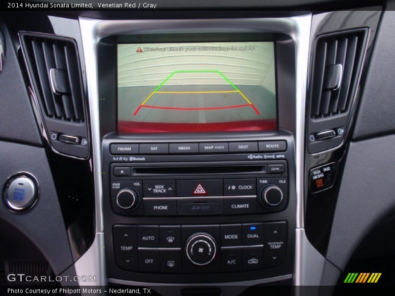 Venetian Red / Gray 2014 Hyundai Sonata Limited