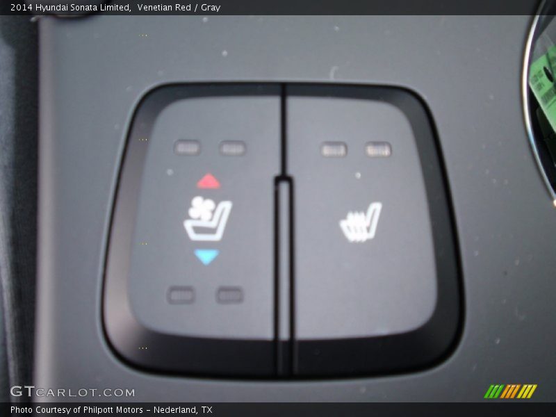 Venetian Red / Gray 2014 Hyundai Sonata Limited