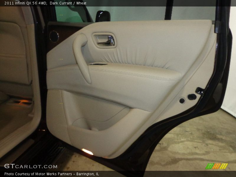 Dark Currant / Wheat 2011 Infiniti QX 56 4WD