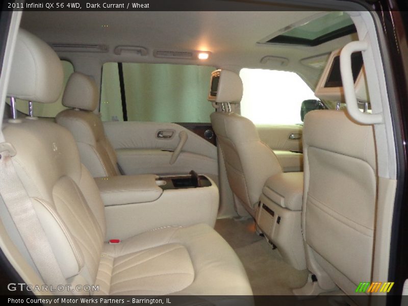 Dark Currant / Wheat 2011 Infiniti QX 56 4WD