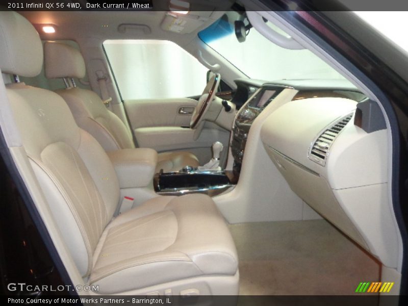 Dark Currant / Wheat 2011 Infiniti QX 56 4WD