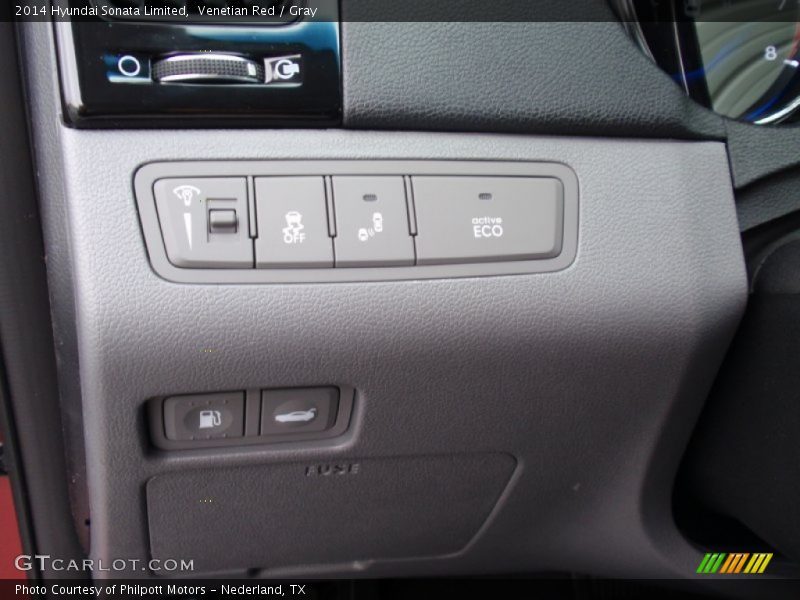 Venetian Red / Gray 2014 Hyundai Sonata Limited