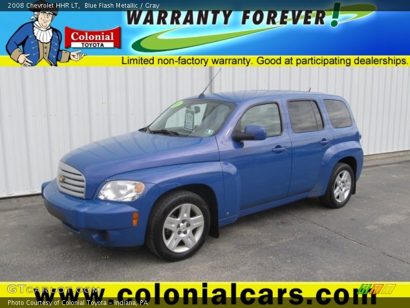 Blue Flash Metallic / Gray 2008 Chevrolet HHR LT