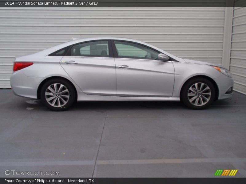 Radiant Silver / Gray 2014 Hyundai Sonata Limited