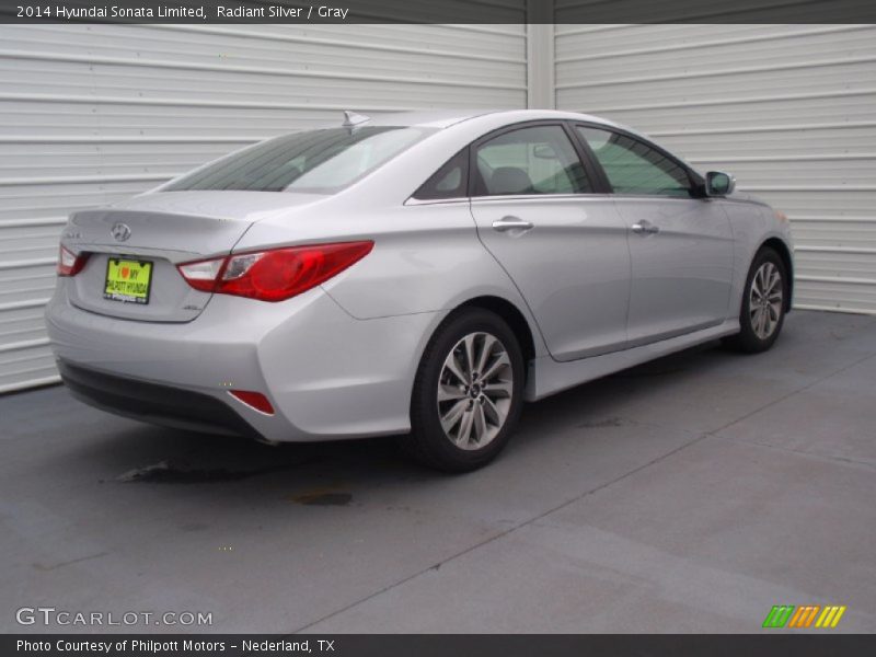 Radiant Silver / Gray 2014 Hyundai Sonata Limited