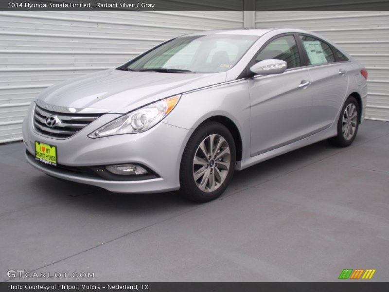 Radiant Silver / Gray 2014 Hyundai Sonata Limited