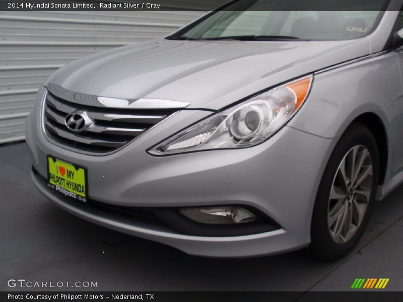 Radiant Silver / Gray 2014 Hyundai Sonata Limited
