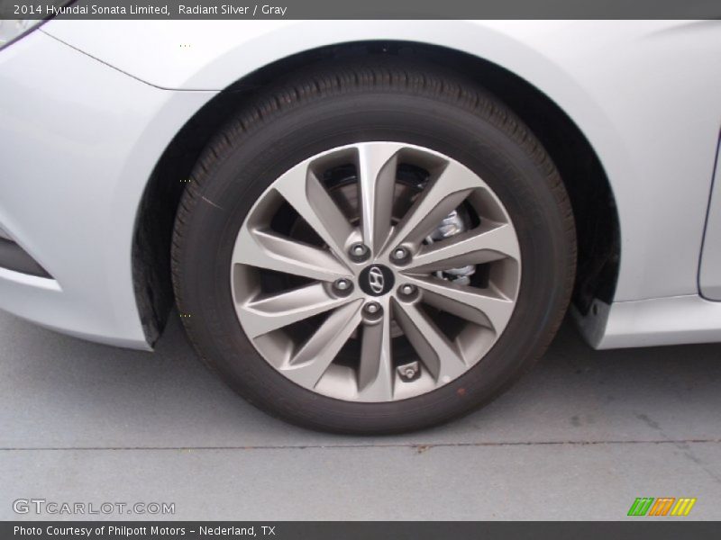 Radiant Silver / Gray 2014 Hyundai Sonata Limited