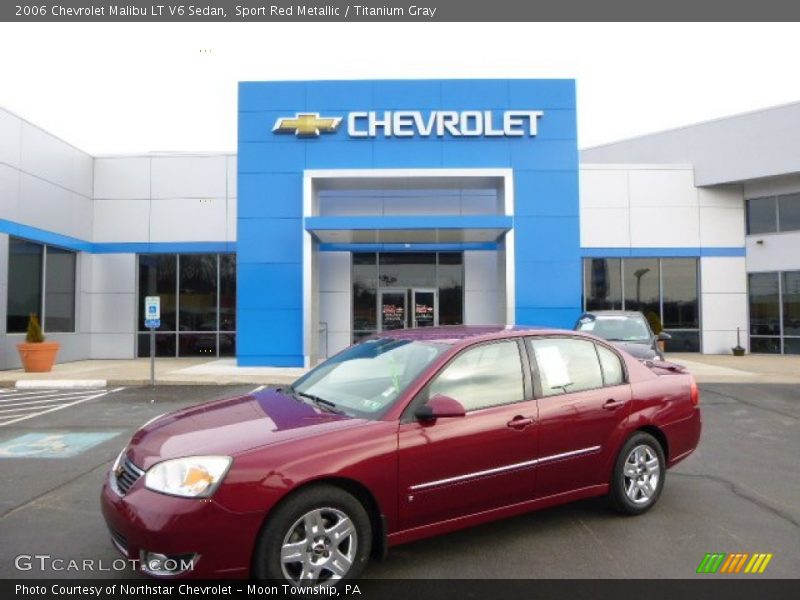 Sport Red Metallic / Titanium Gray 2006 Chevrolet Malibu LT V6 Sedan