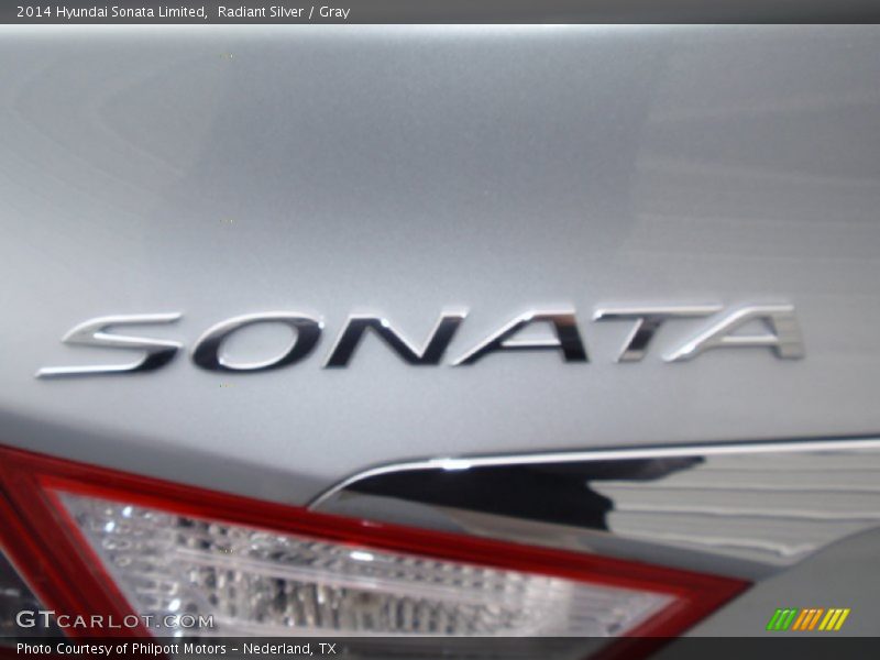 Radiant Silver / Gray 2014 Hyundai Sonata Limited