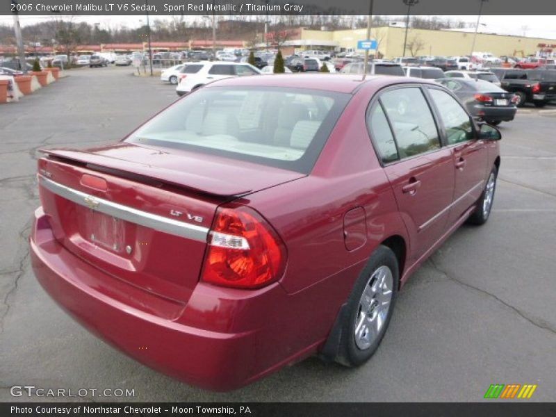Sport Red Metallic / Titanium Gray 2006 Chevrolet Malibu LT V6 Sedan