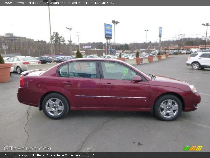 Sport Red Metallic / Titanium Gray 2006 Chevrolet Malibu LT V6 Sedan