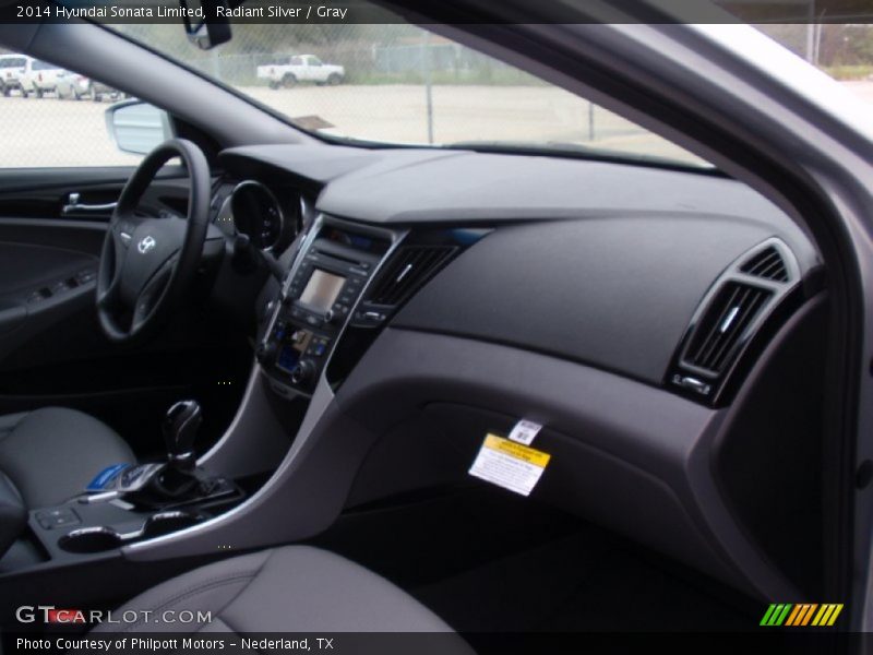 Radiant Silver / Gray 2014 Hyundai Sonata Limited