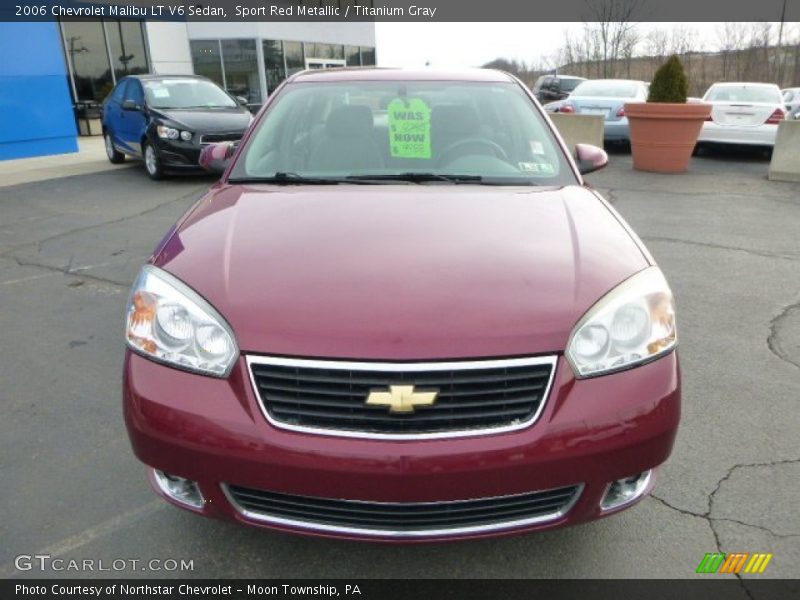 Sport Red Metallic / Titanium Gray 2006 Chevrolet Malibu LT V6 Sedan