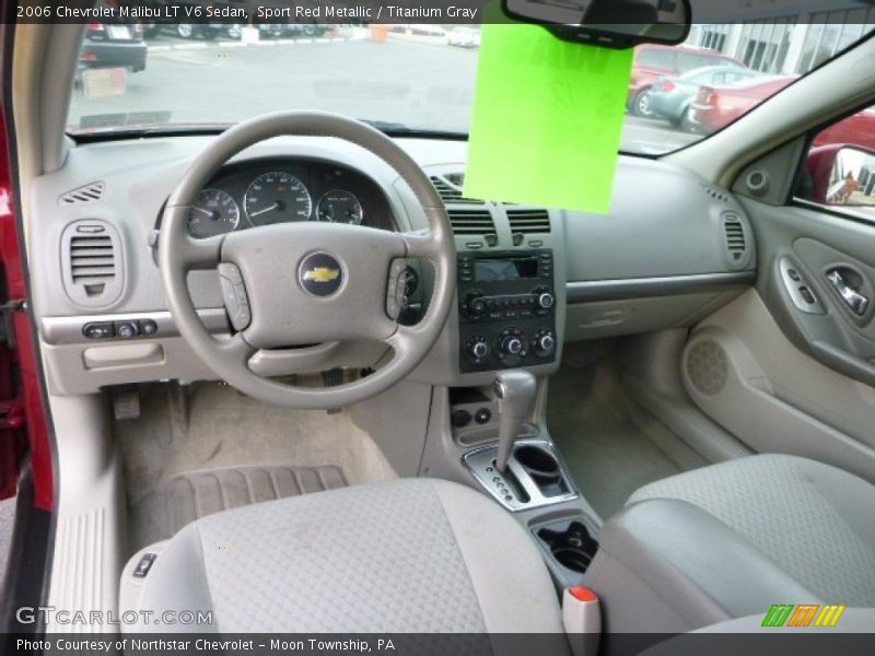 Sport Red Metallic / Titanium Gray 2006 Chevrolet Malibu LT V6 Sedan