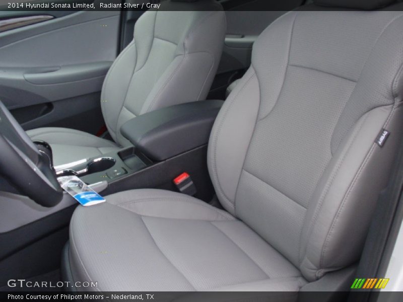 Radiant Silver / Gray 2014 Hyundai Sonata Limited