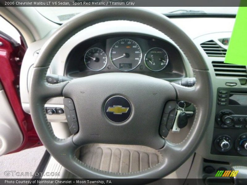 Sport Red Metallic / Titanium Gray 2006 Chevrolet Malibu LT V6 Sedan