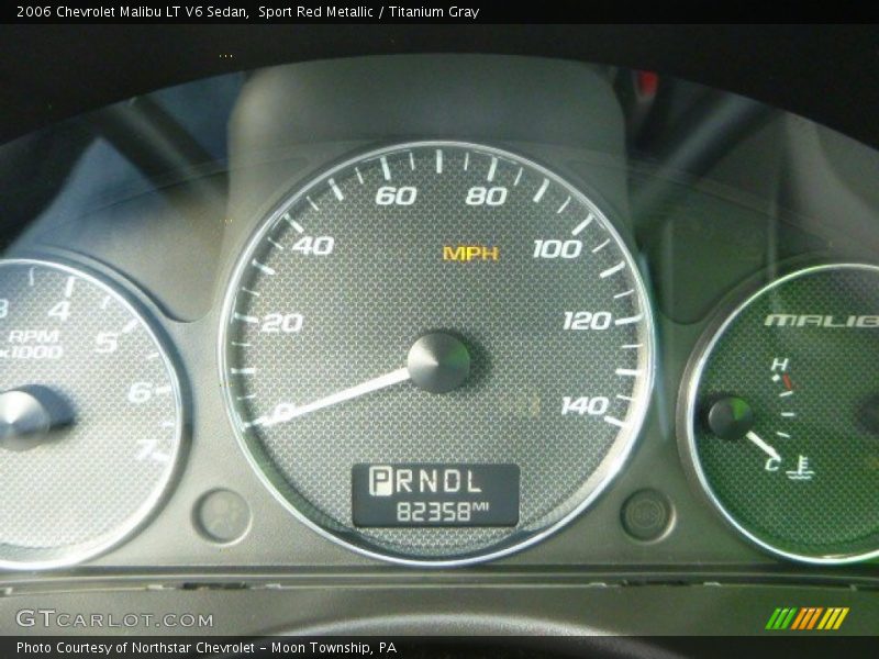 Sport Red Metallic / Titanium Gray 2006 Chevrolet Malibu LT V6 Sedan