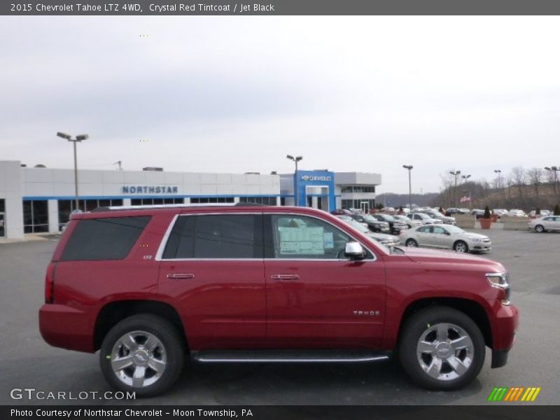 Crystal Red Tintcoat / Jet Black 2015 Chevrolet Tahoe LTZ 4WD