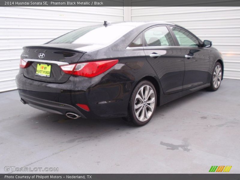 Phantom Black Metallic / Black 2014 Hyundai Sonata SE