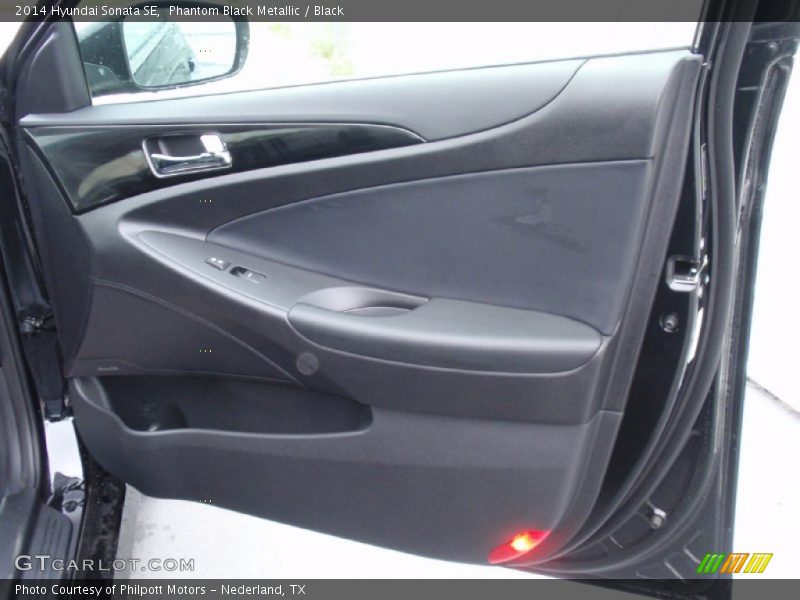 Phantom Black Metallic / Black 2014 Hyundai Sonata SE