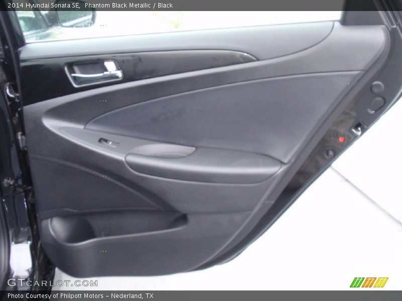 Phantom Black Metallic / Black 2014 Hyundai Sonata SE