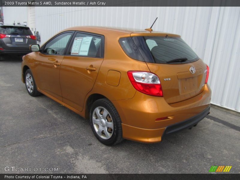Sundance Metallic / Ash Gray 2009 Toyota Matrix S AWD